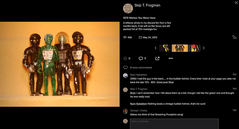Flickr Comment Focus