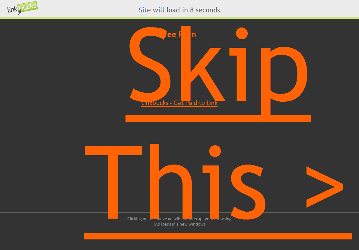 LinkBucks.com - Annoyance / Ads Remover