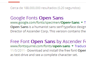 Google pretty font