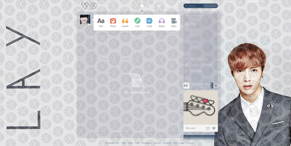 EXO - Lay #1 (tumblr dashboard)