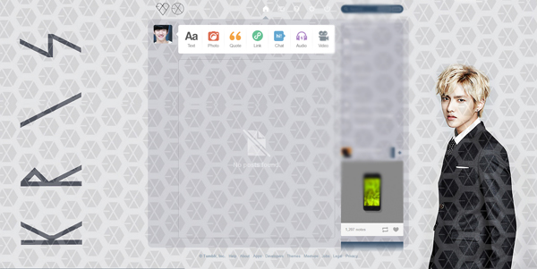 EXO - Kris #1 (tumblr dashboard)