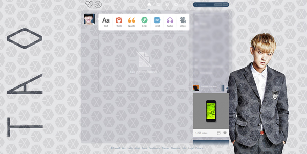 EXO - Tao #1 (tumblr dashboard)