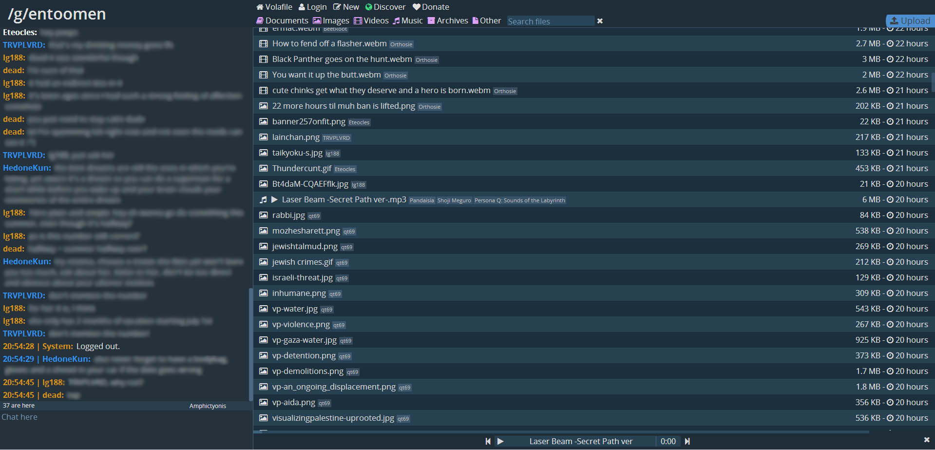 Slightly darker volafile.