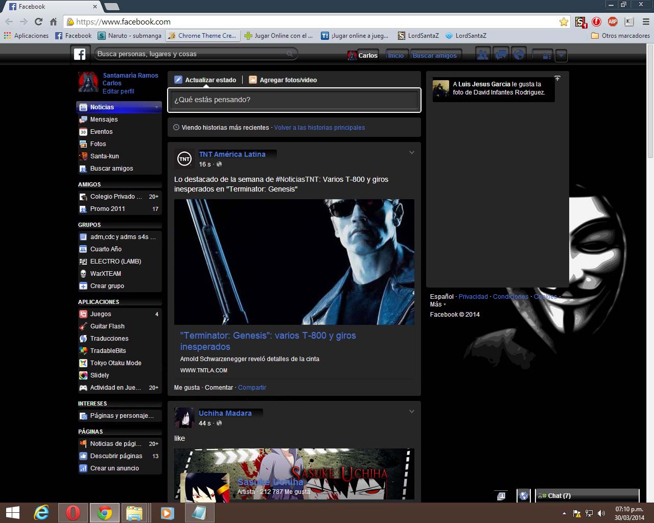 Anonymous Facebook by LordSantaZ