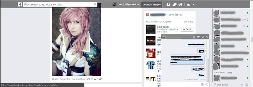 Facebook Gray Simple Theme