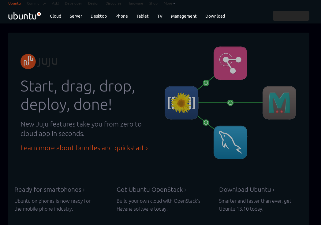Darker ubuntu.com