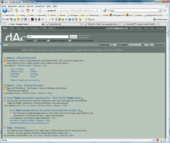 deviantART Google fixed again (08/25/2008)