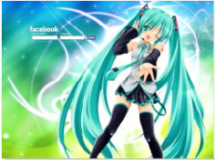 Miku Facebook Login by JohnCreator777