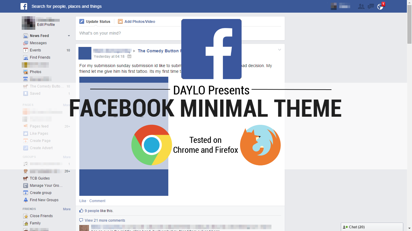 Facebook - Minimal [by daylo]