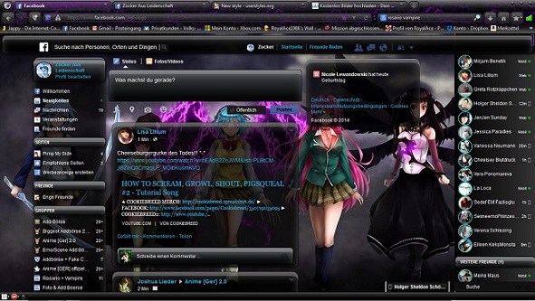 Facebook Rosario+Vampire by -Royal-Style-